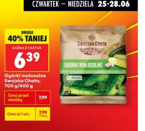 Ogórki małosolne Swojska Chata