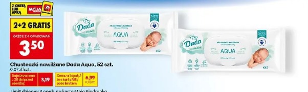 Dada Aqua chusteczki nawilżane