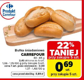 Bułka śniadaniowa Carrefour