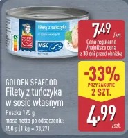 Golden Seafood Filety z tuńczyka w sosie własnym