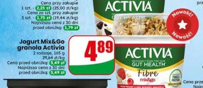 Jogurt Mix&Go granola Activia