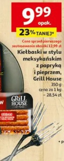 Kiełbaski w stylu meksykańskim z papryką i pieprzem Grill House