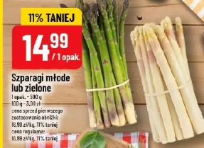 Szparagi młode lub zielone