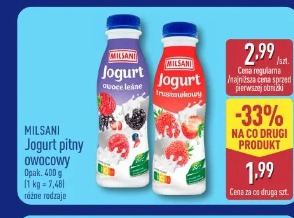 Jogurt pitny owocowy Milsani