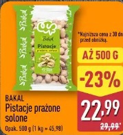 Bakal Pistacje prażone solone