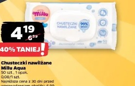 Chusteczki nawilżane Milu Aqua