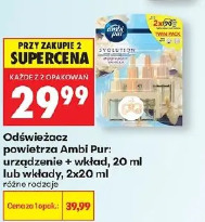 Odświeżacz powietrza Ambi Pur: urządzenie + wkład, 20 ml lub wkład, 2x20 ml