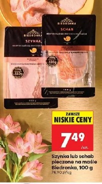 Szynka lub schab pieczone na maśle Biedronka