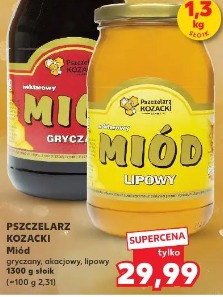 Pszczelarz Kozacki Miód gryczany, akacjowy, lipowy