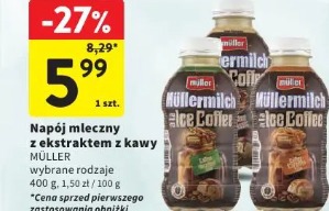 Napój mleczny z ekstraktem z kawy Müller