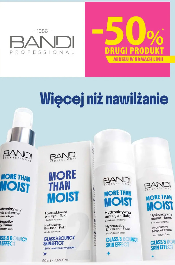 Bandi Professional More Than Moist cała linia -50% drugi produkt miksuj w ramach linii