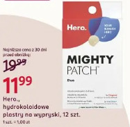 Hero., hydrokoloidowe plastry na wypryski