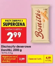 Biszkopty deserowe Bonitki, 200 g