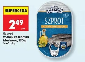 Szprot w oleju roślinnym Marinero