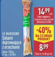 LE MARSIGNY Salami dojrzewające z orzechami