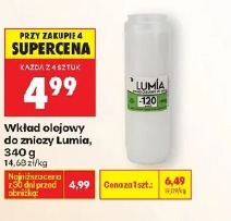 Wkład olejowy do zniczy Lumia