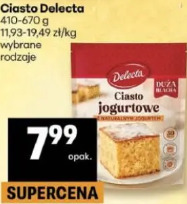 Ciasto Delecta jogurtowe