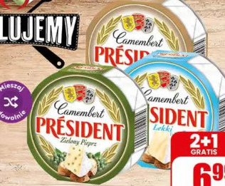 Ser pleśniowy camembert Président