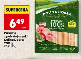 Parówki z polskiej szynki Dolina Dobra