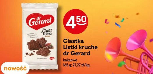 Ciastka Listki kruche dr Gerard
