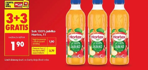 Sok 100% jabłko Hortex