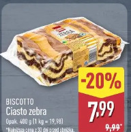 Biscotto Ciasto zebra