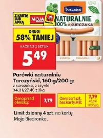 Parówki naturalnie Tarczyński