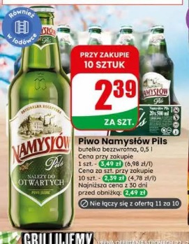 Piwo Namysłów Pils