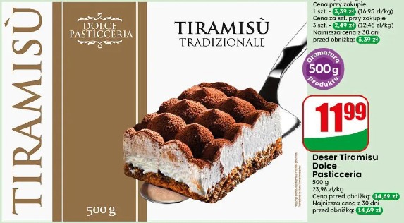 Deser Tiramisu Dolce Pasticceria