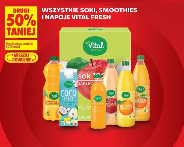 Wszystkie soki, smoothies i napoje Vital Fresh