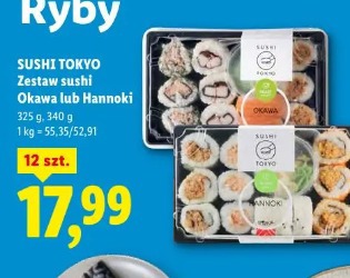 Sushi Tokyo Zestaw sushi Okawa lub Hannoki