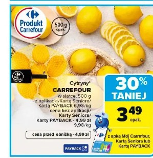 Cytryny CARREFOUR w siatce