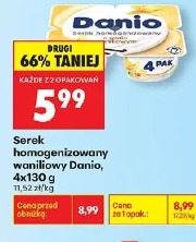 Serek homogenizowany waniliowy Danio