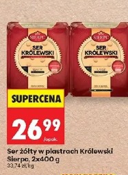 Ser żółty w plastrach Królewski Sierpc