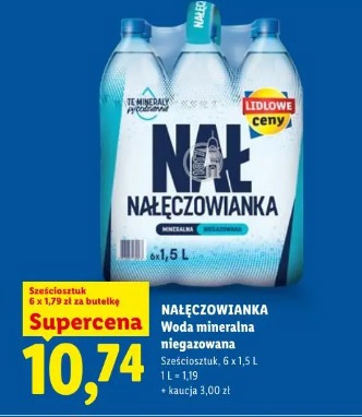 NAŁĘCZOWIANKA Woda mineralna niegazowana