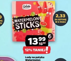 Lody na patyku Watermelon Gelato Classico