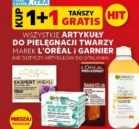 Wszystkie artykuły do pielęgnacji twarzy marek L'Oréal i Garnier