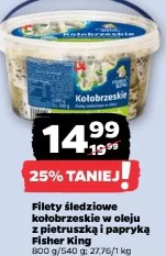 Filety śledziowe kołobrzeskie w oleju z pietruszką i papryką Fisher King