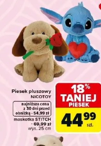 Piesek pluszowy Nicotoy