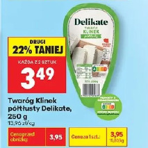 Twaróg Klinek półtłusty Delikate
