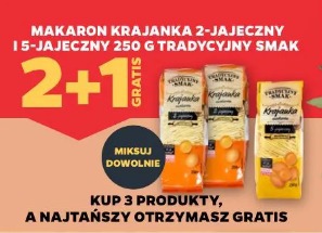 Makaron krajanka 2-jajeczny i 5-jajeczny 250 g Tradycyjny Smak