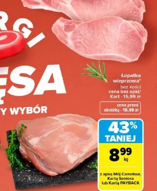 Łopatka wieprzowa bez kości
