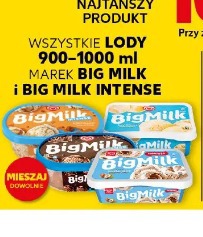 Lody 900-1000 ml marek Big Milk i Big Milk Intense