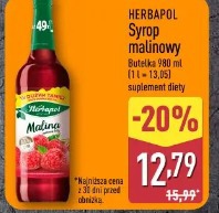Herbapol Syrop malinowy
