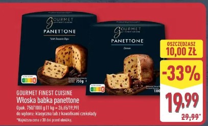 Gourmet Finest Cuisine Włoska babka panettone