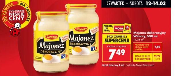 Majonez dekoracyjny Winiary