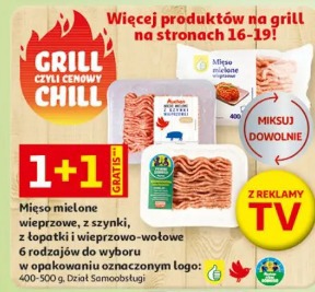 Mięso mielone wieprzowe, z szynki, z łopatki i wieprzowo-wołowe