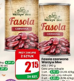 Fasola czerwona Warzyw Moc