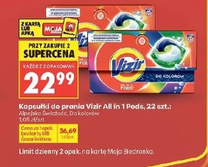 Kapsułki do prania Vizir All in 1 Pods