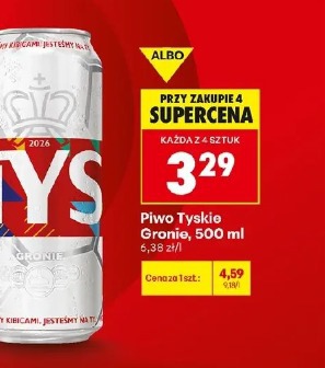 Piwo Tyskie Gronie, 500 ml